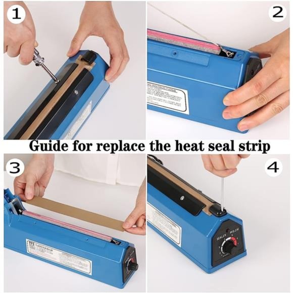 Impulse Heat Sealer ManualBags Sealer Heat Sealing Machine 12Inch Impulse Sealer - Picture 6 of 6